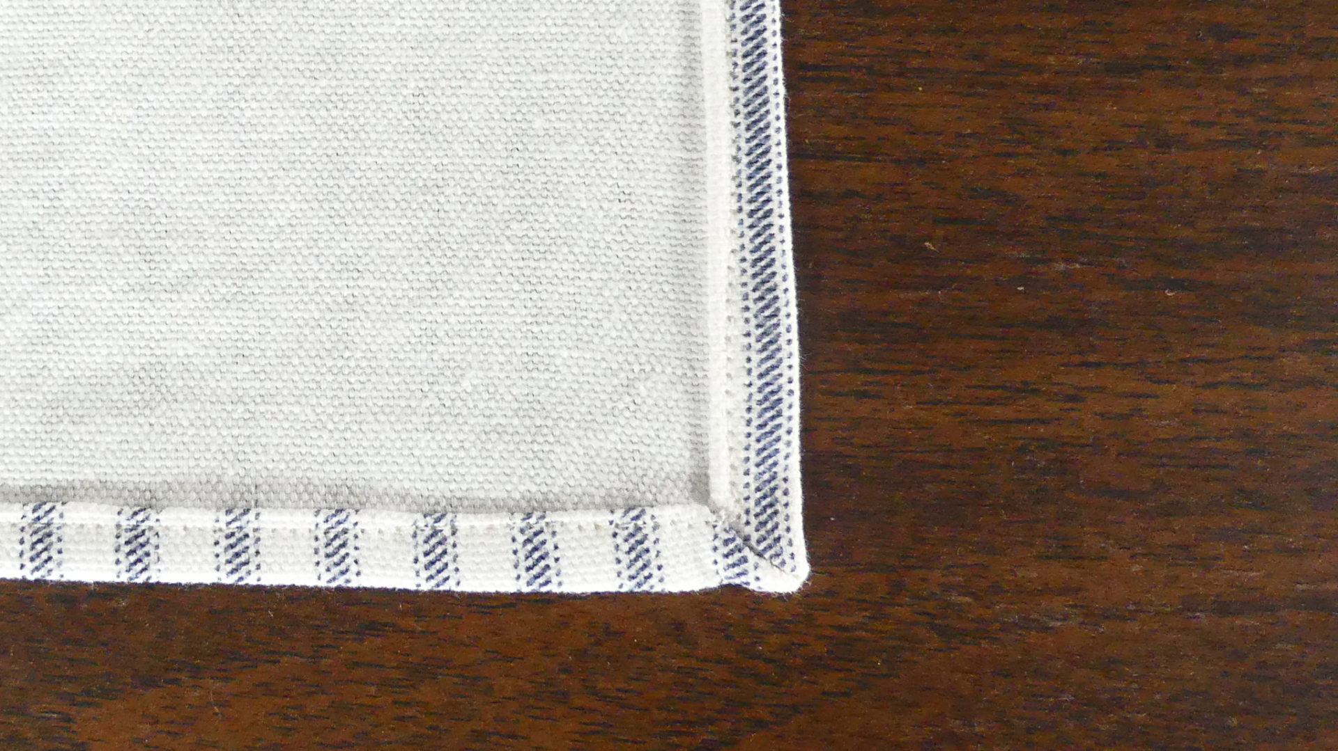 How to Sew Cloth Napkins With Mitered Corners