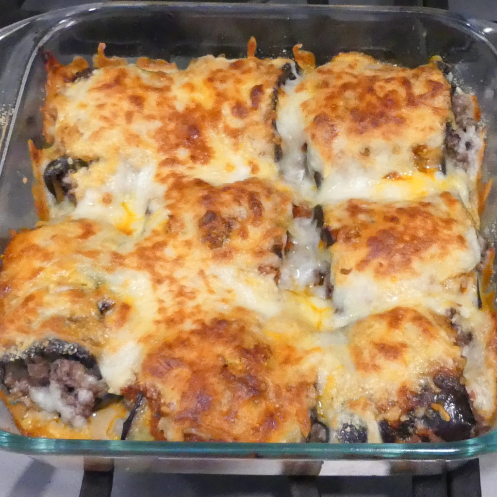 eggplant rollatini with beef