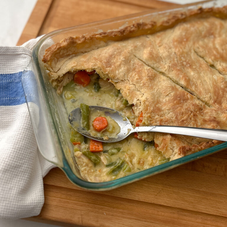 Homemade Freezer Meal – Delicious Chicken Pot Pie